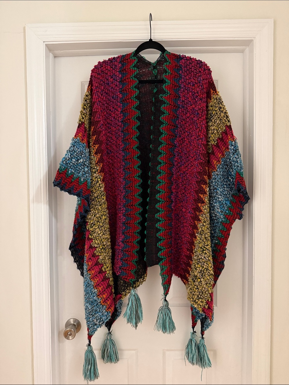 Desert Dreams Crochet Ruana from Three Birds Nest - Picture 2 of 9